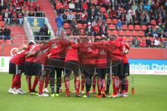2. Bundesliga - Fußball - FC Ingolstadt 04 - FC Erzgebirge Aue - Teambesprechung vor dem Spiel