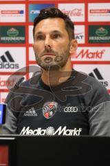 2. Bundesliga - Fußball - FC Ingolstadt 04 - FC St. Pauli - Pressekonferenz nach dem Spiel Cheftrainer Stefan Leitl (FCI)