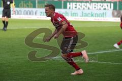 2. Bundesliga - FC Ingolstadt 04 - SC Paderborn 07 - Konstantin Kerschbaumer (7, FCI) trifft zum Anschlusstreffer Tor Jubel 1:2