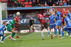 2. Bundesliga - FC Ingolstadt 04 - SV Darmstadt 98 - Darío Lezcano (11, FCI) köpft zium 2:0 Tor Jubel