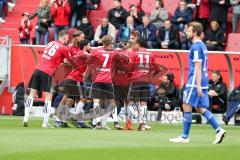 2. BL - Saison 2018/2019 - FC Ingolstadt 04 - Darmstadt 98 - Jubel nach dem 1:0 Führungstreffer durch Sonny Kittel (#10 FCI) - Foto: Meyer Jürgen