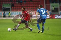 2. Bundesliga - Fußball - FC Ingolstadt 04 - 1. FC Magdeburg - Björn Paulsen (4, FCI) Rico Preißinger (21 Magdeburg)