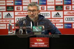 2. Bundesliga - FC Ingolstadt 04 - 1. FC Union Berlin - Pressekonferenz nach dem Spiel, Cheftrainer Urs Fischer (Union)