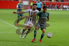 2. BL - Saison 2018/2019 - FC Ingolstadt 04 - FC St. Pauli - Paulo Otavio (#6 FCI) - Cenk Sahin (#22 St.Pauli) - Foto: Meyer Jürgen