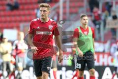 2. Bundesliga - FC Ingolstadt 04 - SC Paderborn 07 - Niederlage 1:2, Spiel ist aus, hängende Köpfe bei Ingolstadt, Konstantin Kerschbaumer (7, FCI)