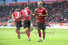 2. Bundesliga - Fußball - FC Ingolstadt 04 - FC Erzgebirge Aue - Jubel Tor Darío Lezcano (11, FCI)