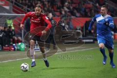 2. Bundesliga - Fußball - FC Ingolstadt 04 - 1. FC Magdeburg - Björn Paulsen (4, FCI) Steven Lewerenz (27 Magdeburg)