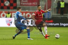 2. Bundesliga - Fußball - FC Ingolstadt 04 - 1. FC Magdeburg - Mergim Mavraj (15, FCI) Charles-Elie Laprévotte (23 Magdeburg)