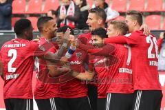 2. Bundesliga - FC Ingolstadt 04 - DSC Arminia Bielefeld - Tor Jubel 1:0 für FCI durch Almog Cohen (8, FCI) mit Stefan Kutschke (20, FCI), Phil Neumann (26, FCI) Konstantin Kerschbaumer (7, FCI) Paulo Otavio (6, FCI) Frederic Ananou (2, FCI) Robin Krauße 