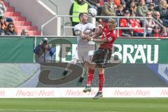 2. BL - Saison 2018/2019 - FC Ingolstadt 04 - Holstein Kiel - Sonny Kittel (#10 FCI) beim Zweikampf - Dominik Schmidt (#3 Kiel) - Foto: Meyer Jürgen