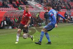 2. Bundesliga - FC Ingolstadt 04 - 1. FC Heidenheim - Robert Leipertz (13, FCI) Norman Theuerkauf (HDH 30)