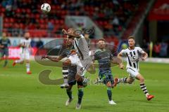 2. BL - Saison 2018/2019 - FC Ingolstadt 04 - FC St. Pauli - Dario Lezcano (#11 FCI) - Christopher Avevor (#6 St.Pauli) - Foto: Meyer Jürgen