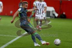 2. BL - Saison 2018/2019 - FC Ingolstadt 04 - FC St. Pauli - Thomas Pledl (#30 FCI) mit einem Schuss auf das Tor - Foto: Meyer Jürgen