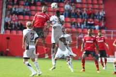 2. BL - Saison 2018/2019 - FC Ingolstadt 04 - SC Paderborn 07 - Marvin Matip (#34 FCI) beim Kopfball - Foto: Meyer Jürgen