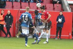 Regionalliga Bayern - Saison 2018/2019 - FC Ingolstadt 04 II - Hamburger SV - Kotzke Jonathan (#25 FCI) - Hwang Hee Chan (#20 Hamburg) - Foto: Meyer Jürgen