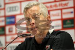 2. Bundesliga - FC Ingolstadt 04 - VfL Bochum - Pressekonferenz nach dem Spiel, FCI Sieg 2:1, Cheftrainer Jens Keller (FCI)