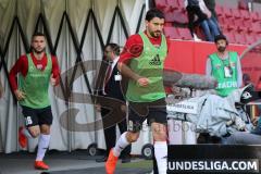 2. Bundesliga - Fußball - FC Ingolstadt 04 - SV Sandhausen - Warmup Almog Cohen (8, FCI) Fatih Kaya (36, FCI)