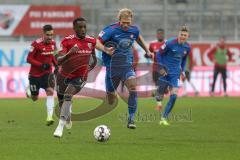 2. Bundesliga - FC Ingolstadt 04 - 1. FC Heidenheim - Osayamen Osawe (14, FCI) Sebastian Griesbeck (HDH 18)