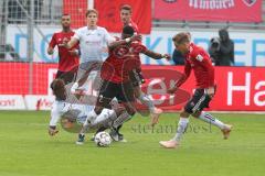 2. BL - Saison 2018/2019 - FC Ingolstadt 04 - DSC Arminia Bielefeld - Frederic Ananou (#2 FCI) - Anderson Lucoqui (#4 Bielefeld) -  - Foto: Meyer Jürgen