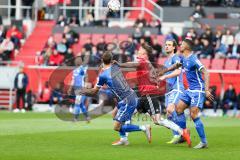 2. BL - Saison 2018/2019 - FC Ingolstadt 04 - Darmstadt 98 - Philipp Tschauner Torwart(#22 FCI) - Mathias Wittek ( Darmstadt 15)  - Foto: Meyer Jürgen