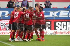 2. Bundesliga - Fußball - FC Ingolstadt 04 - FC Erzgebirge Aue - Tor Jubel FCI Thorsten Röcher (29 FCI)