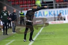 2. Bundesliga - Fußball - FC Ingolstadt 04 - FC St. Pauli - Cheftrainer Stefan Leitl (FCI) an der Linie