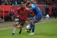 2. Bundesliga - Fußball - FC Ingolstadt 04 - 1. FC Magdeburg - Björn Paulsen (4, FCI) Marius Bülter (26 Magdeburg)