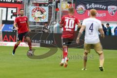 2. Bundesliga - Fußball - FC Ingolstadt 04 - FC Erzgebirge Aue - Benedikt Gimber (5, FCI) Sonny Kittel (10, FCI)