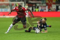 2. Bundesliga - FC Ingolstadt 04 - 1. FC Union Berlin - Charlison Benschop (35 FCI) Zweikampf mit Florian Hübner (19 Union)