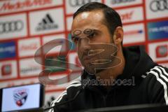 2. Bundesliga - FC Ingolstadt 04 - SC Paderborn 07 - Pressekonferenz nach dem Spiel, Cheftrainer Alexander Nouri (FCI)