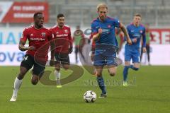2. Bundesliga - FC Ingolstadt 04 - 1. FC Heidenheim - Osayamen Osawe (14, FCI) Sebastian Griesbeck (HDH 18)