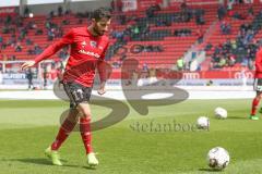 2. BL - Saison 2018/2019 - FC Ingolstadt 04 - Holstein Kiel - Cenk Sahin (#17 FCI) beim warm machen - Foto: Meyer Jürgen