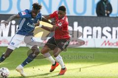 Regionalliga Bayern - Saison 2018/2019 - FC Ingolstadt 04 II - Hamburger SV - Frederic Ananou (#2 FCI) - Holtby Lewis (#8 Hamburg) - Foto: Meyer Jürgen