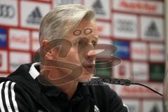 2. Bundesliga - Fußball - FC Ingolstadt 04 - 1. FC Magdeburg - Pressekonferenz nach dem Spiel, Cheftrainer Jens Keller (FCI)