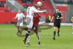 2. BL - Saison 2018/2019 - FC Ingolstadt 04 - DSC Arminia Bielefeld - Stefan Kutschke (#20 FCI) - Brian Behrendt (#3 Bielefeld) - Foto: Meyer Jürgen