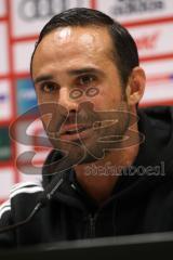 2. Bundesliga - FC Ingolstadt 04 - SC Paderborn 07 - Pressekonferenz nach dem Spiel, Cheftrainer Alexander Nouri (FCI)