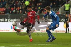 2. Bundesliga - Fußball - FC Ingolstadt 04 - 1. FC Magdeburg - Almog Cohen (8, FCI) und Björn Rother (6 Magdeburg)