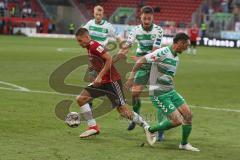 2. BL - Saison 2018/2019 - FC Ingolstadt 04 - Thorsten Röcher (#29 FCI) - Omladic Nik #21 Fürth - Foto: Meyer Jürgen