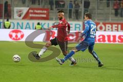 2. Bundesliga - Fußball - FC Ingolstadt 04 - 1. FC Magdeburg - Robin Krauße (23, FCI) Charles-Elie Laprévotte (23 Magdeburg)