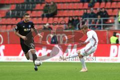 2. Bundesliga - FC Ingolstadt 04 - MSV Duisburg - Boris Tashchy (24 Duisburg) Konstantin Kerschbaumer (7, FCI)
