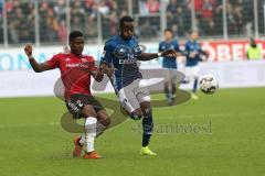 2. Bundesliga - FC Ingolstadt 04 - Hamburger SV - Frederic Ananou (2, FCI) Narey, Khaled (7 HSV)