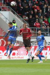 2. Bundesliga - FC Ingolstadt 04 - SV Darmstadt 98 - Kopfballduell, Mehlem, Marvin (Darmstadt 6) #Marcel Gaus (19, FCI)