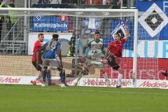 Regionalliga Bayern - Saison 2018/2019 - FC Ingolstadt 04 II - Hamburger SV - Kotzke Jonathan (#25 FCI) - Fabijan Buntic (#24 FCI) - Foto: Meyer Jürgen