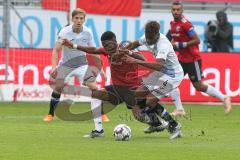 2. BL - Saison 2018/2019 - FC Ingolstadt 04 - DSC Arminia Bielefeld - Frederic Ananou (#2 FCI) - Anderson Lucoqui (#4 Bielefeld) -  - Foto: Meyer Jürgen