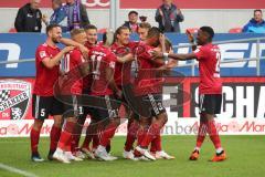 2. Bundesliga - Fußball - FC Ingolstadt 04 - FC Erzgebirge Aue - Tor Jubel FCI Thorsten Röcher (29 FCI)