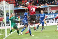 2. Bundesliga - FC Ingolstadt 04 - SV Darmstadt 98 - Stefan Kutschke (20, FCI) Torwart Heuer Fernandes, Daniel (Darmstadt 1)