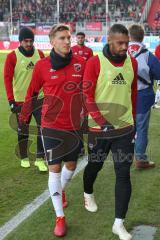 Regionalliga Bayern - Saison 2018/2019 - FC Ingolstadt 04 II - Hamburger SV - Marvin Matip (#34 FCI) - Konstantin Kerschbaumer (#7 FCI) - Foto: Meyer Jürgen