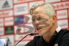 2. Bundesliga - FC Ingolstadt 04 - VfL Bochum - Pressekonferenz nach dem Spiel, FCI Sieg 2:1, Cheftrainer Jens Keller (FCI)