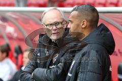 2. BL - Saison 2018/2019 - FC Ingolstadt 04 - Darmstadt 98 - Frank Dreves im Gespräch mit Marvin Matip (#34 FCI) - Foto: Meyer Jürgen