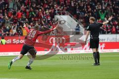 2. Bundesliga - FC Ingolstadt 04 - SV Darmstadt 98 - Tor durch Sonny Kittel (10, FCI) Jubel Marcel Gaus (19, FCI)